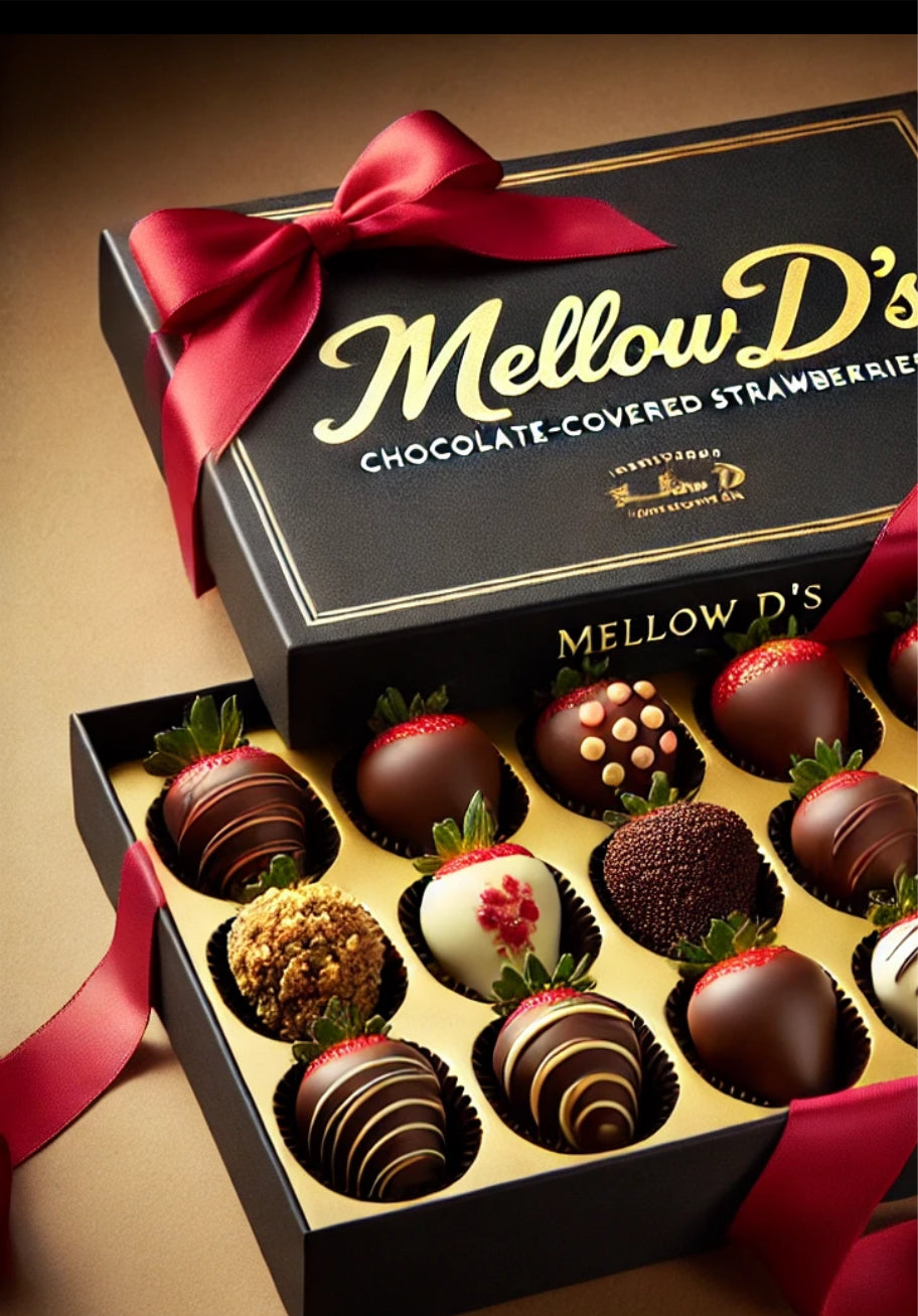 A Dozen Chocolate Covered Strawberries (Additional $5 for decorating).